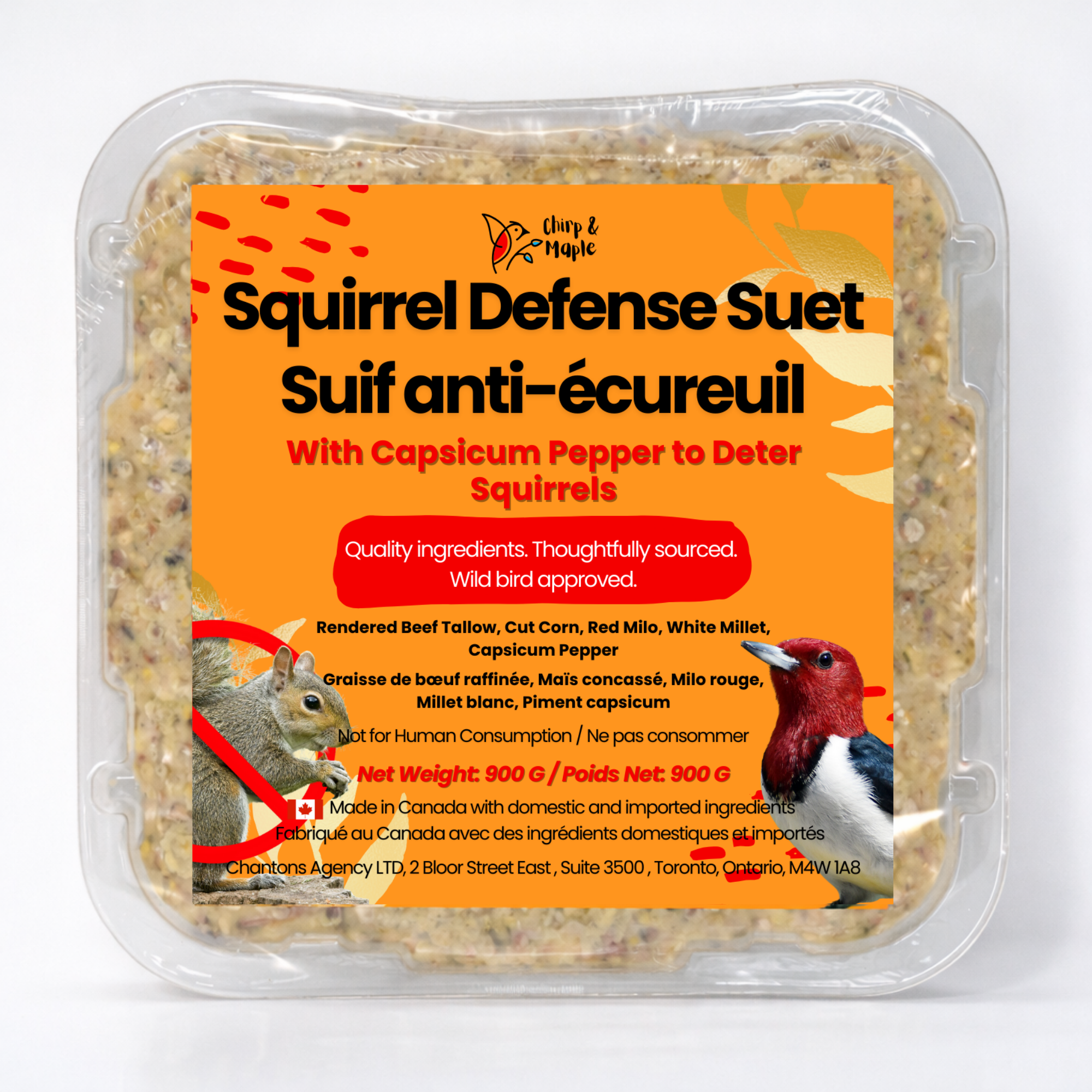 Squirrel Defense Suet