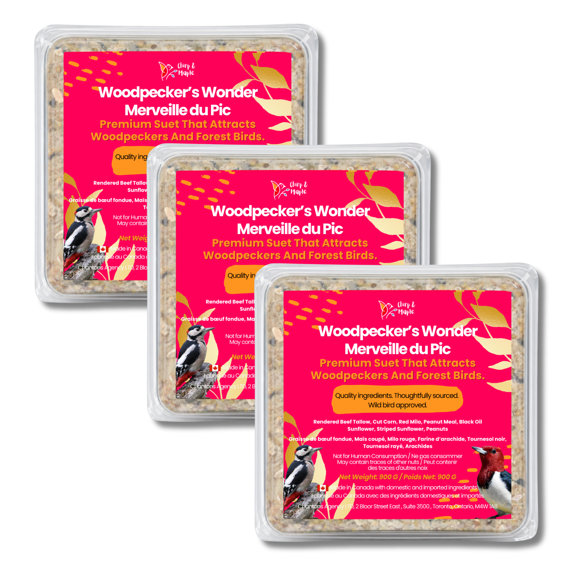 Woodpecker’s Wonder Suet Pack
