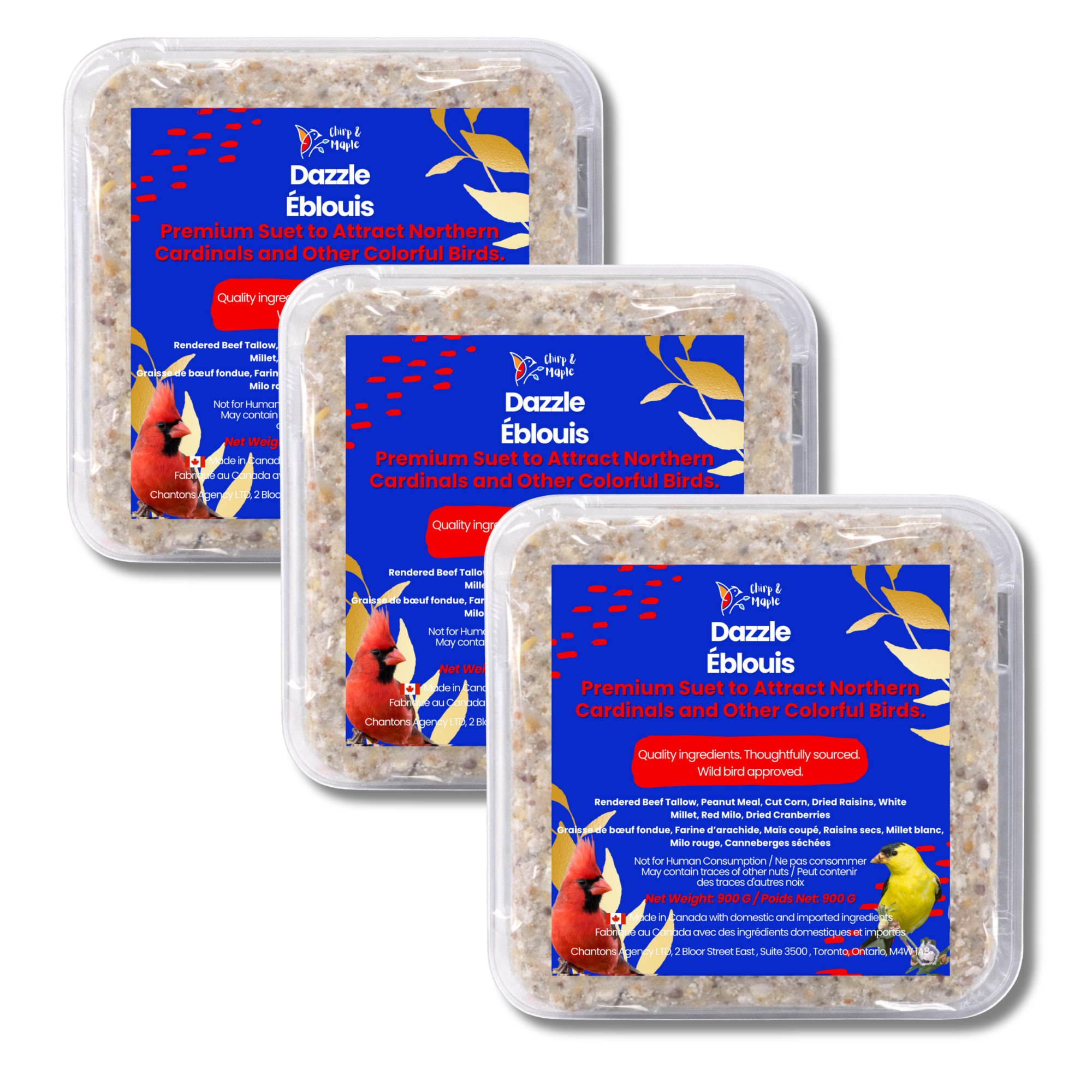 Dazzle Suet Pack