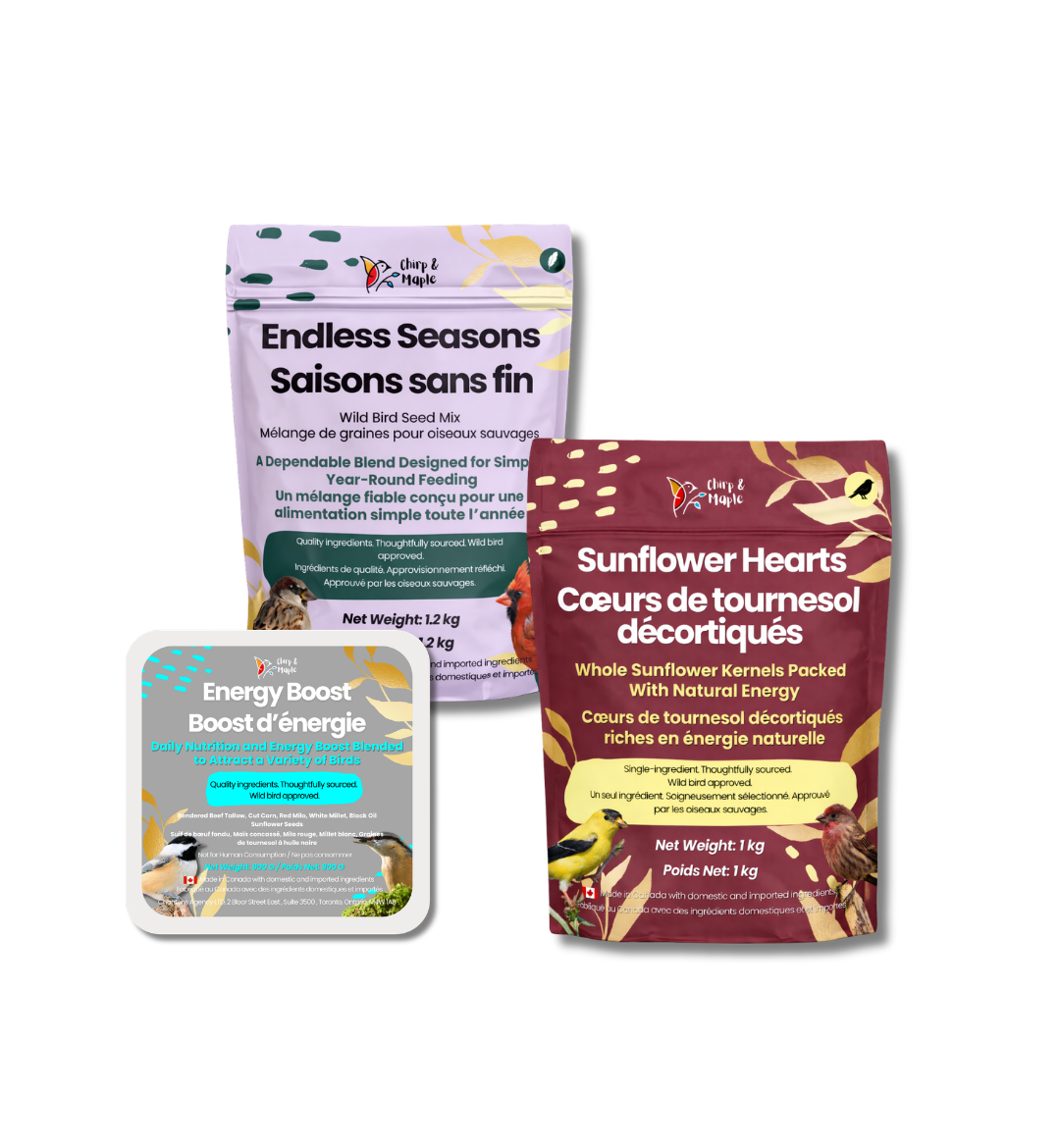 Backyard Starter Kit – Endless Seasons, Sunflower Hearts & Suet