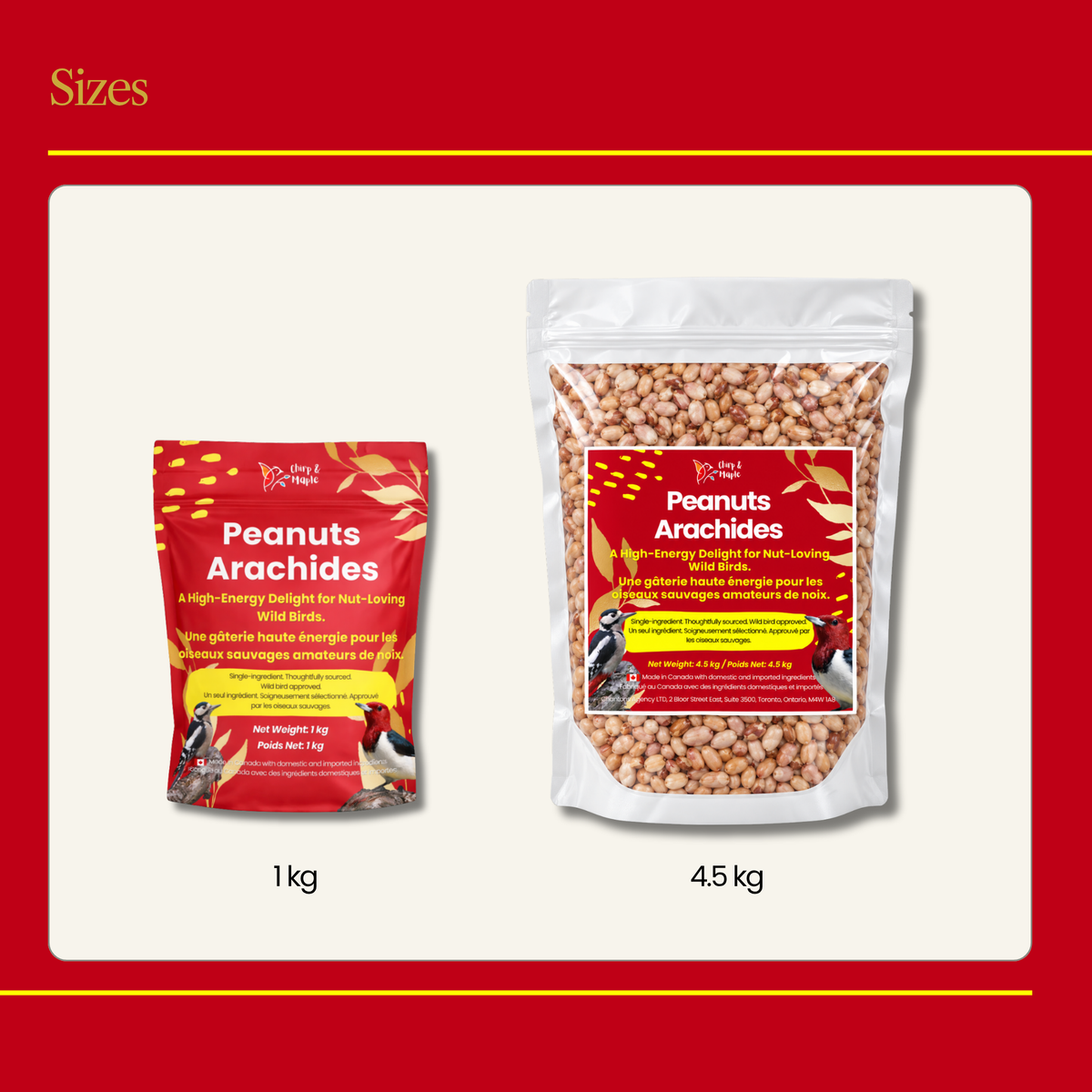 Peanuts for Wild Birds – High Protein, No Salt or Additives