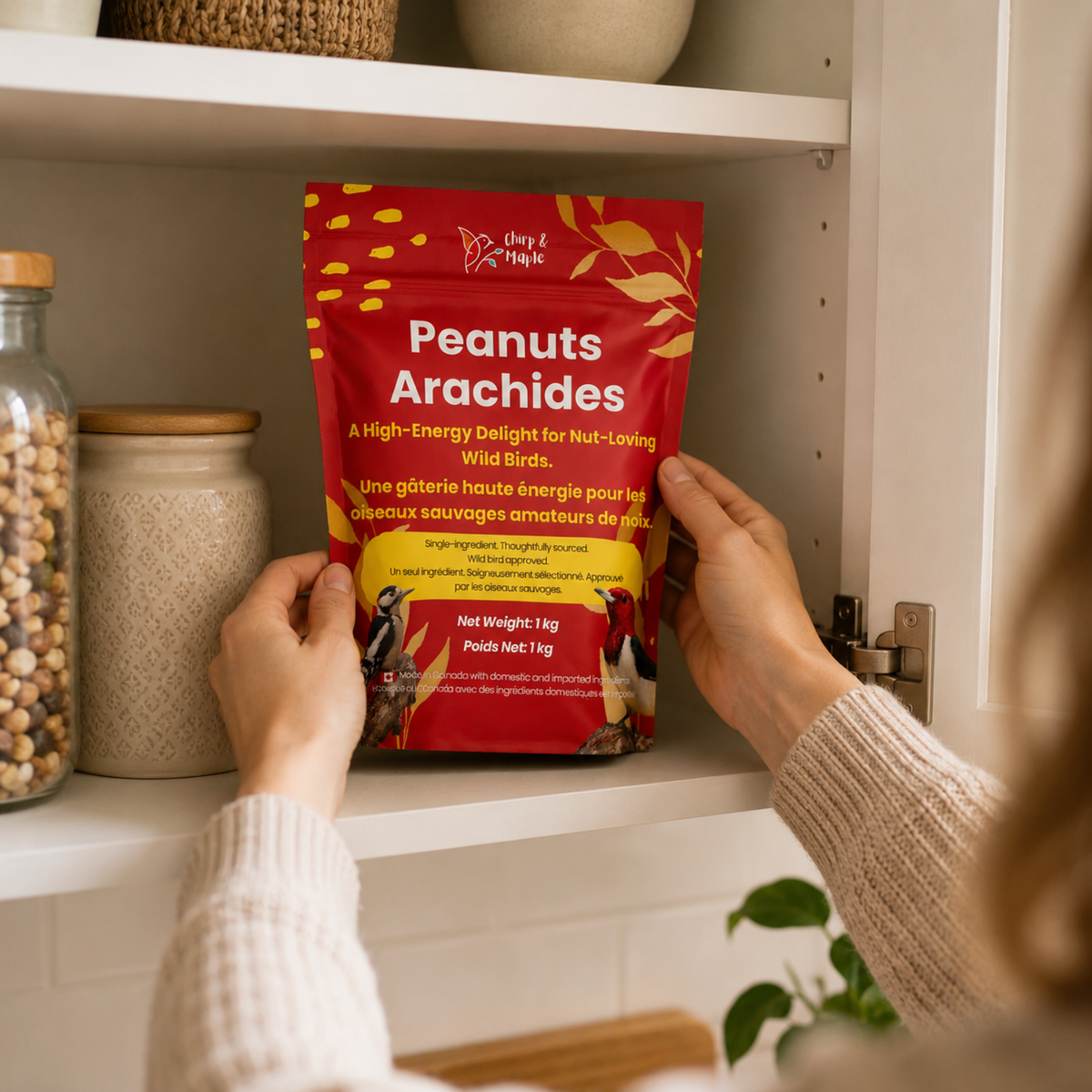 Peanuts for Wild Birds – High Protein, No Salt or Additives