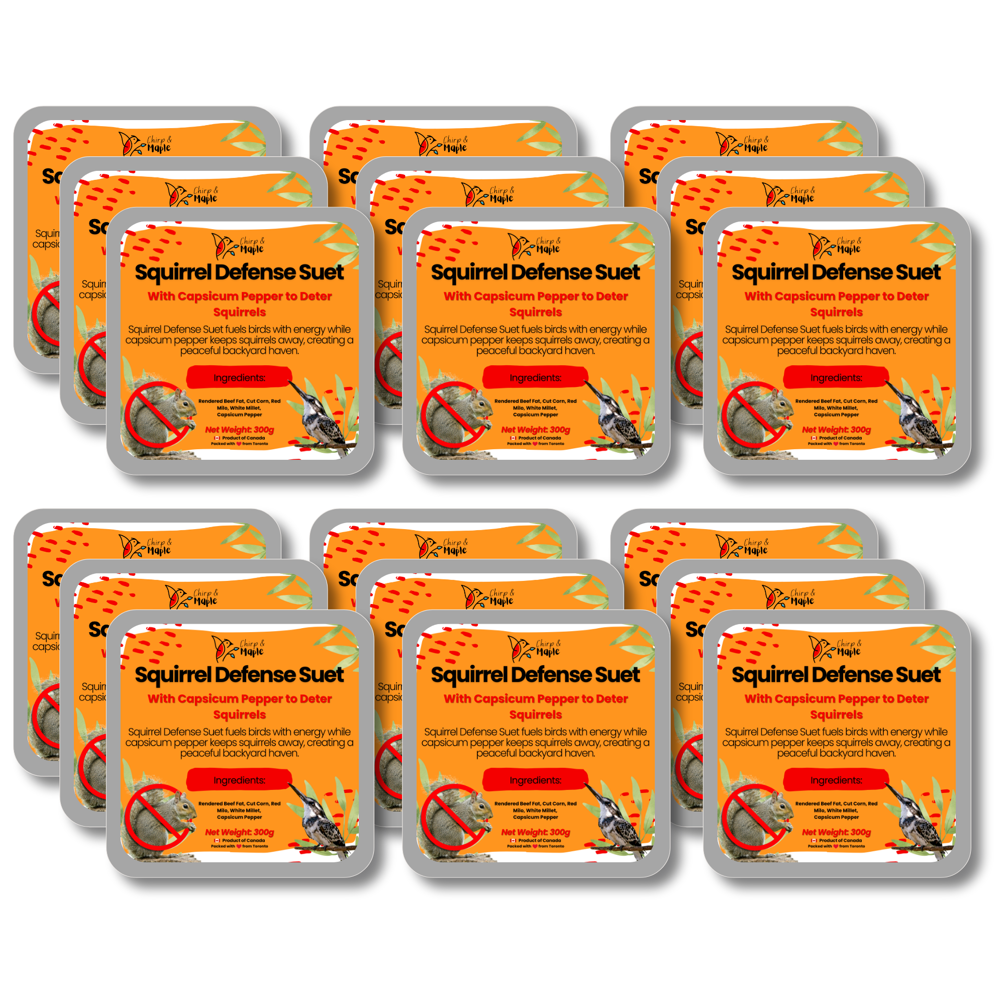 Squirrel Defense Suet