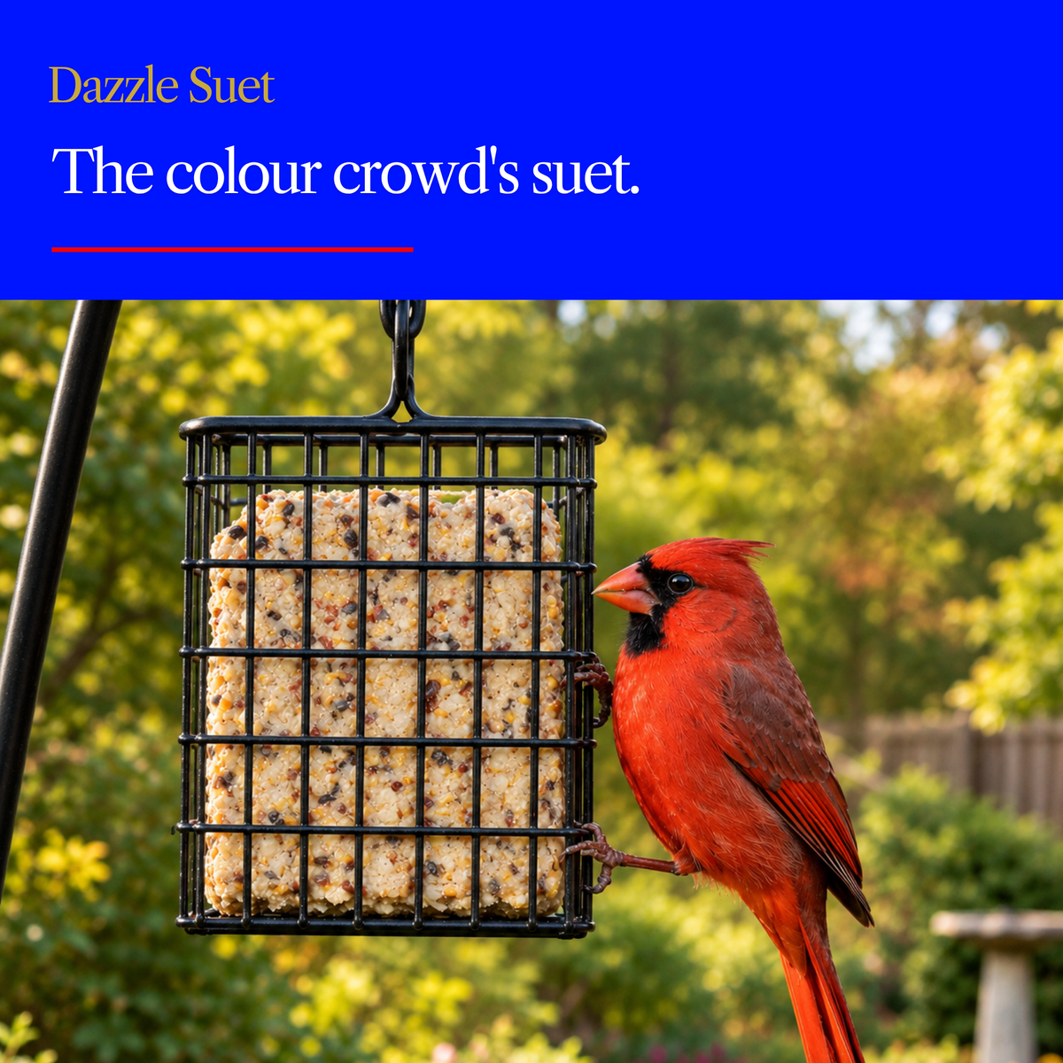 Dazzle Suet Cake – Fruit, Nut & Sunflower Bird Suet