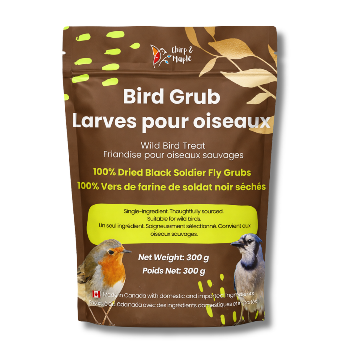 Bird Grub Wild Bird Food – Black Soldier Fly Larvae & Insect Protein Blend