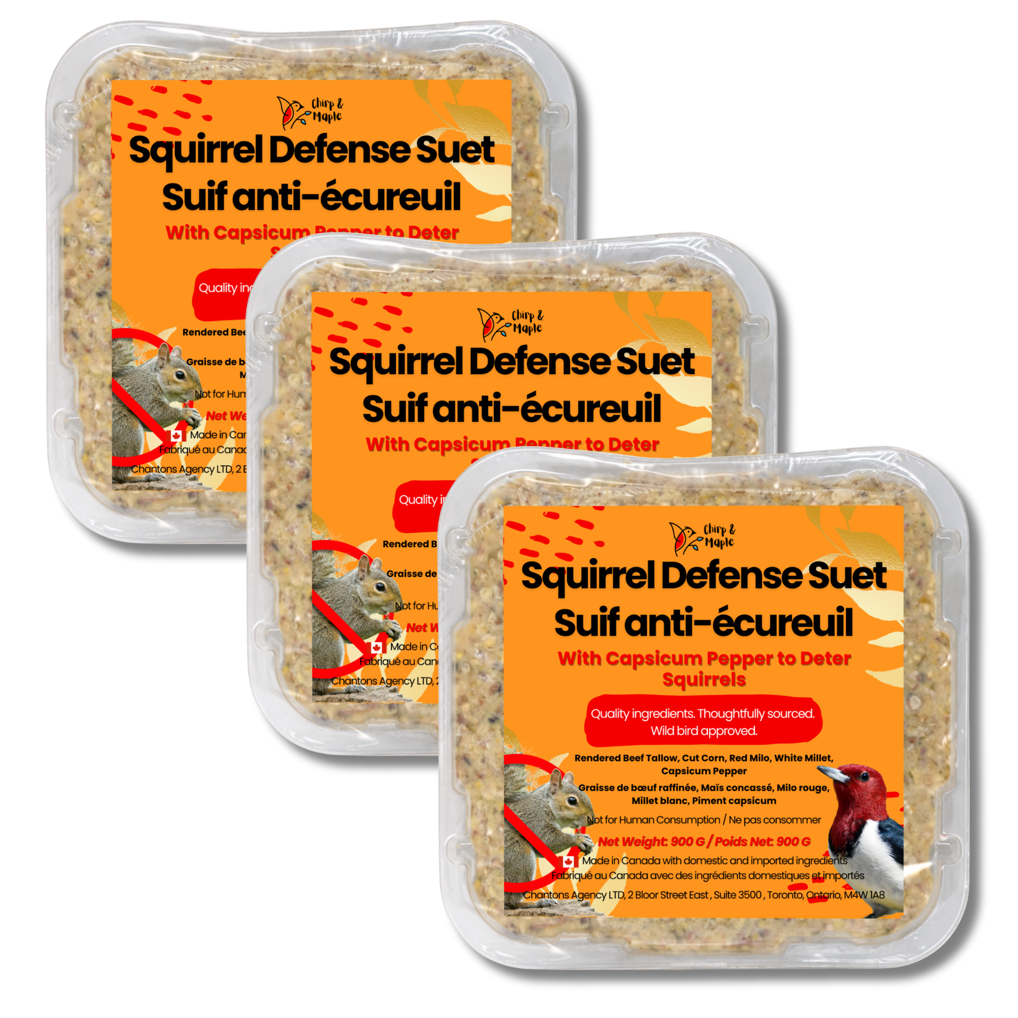 Squirrel Defense Suet