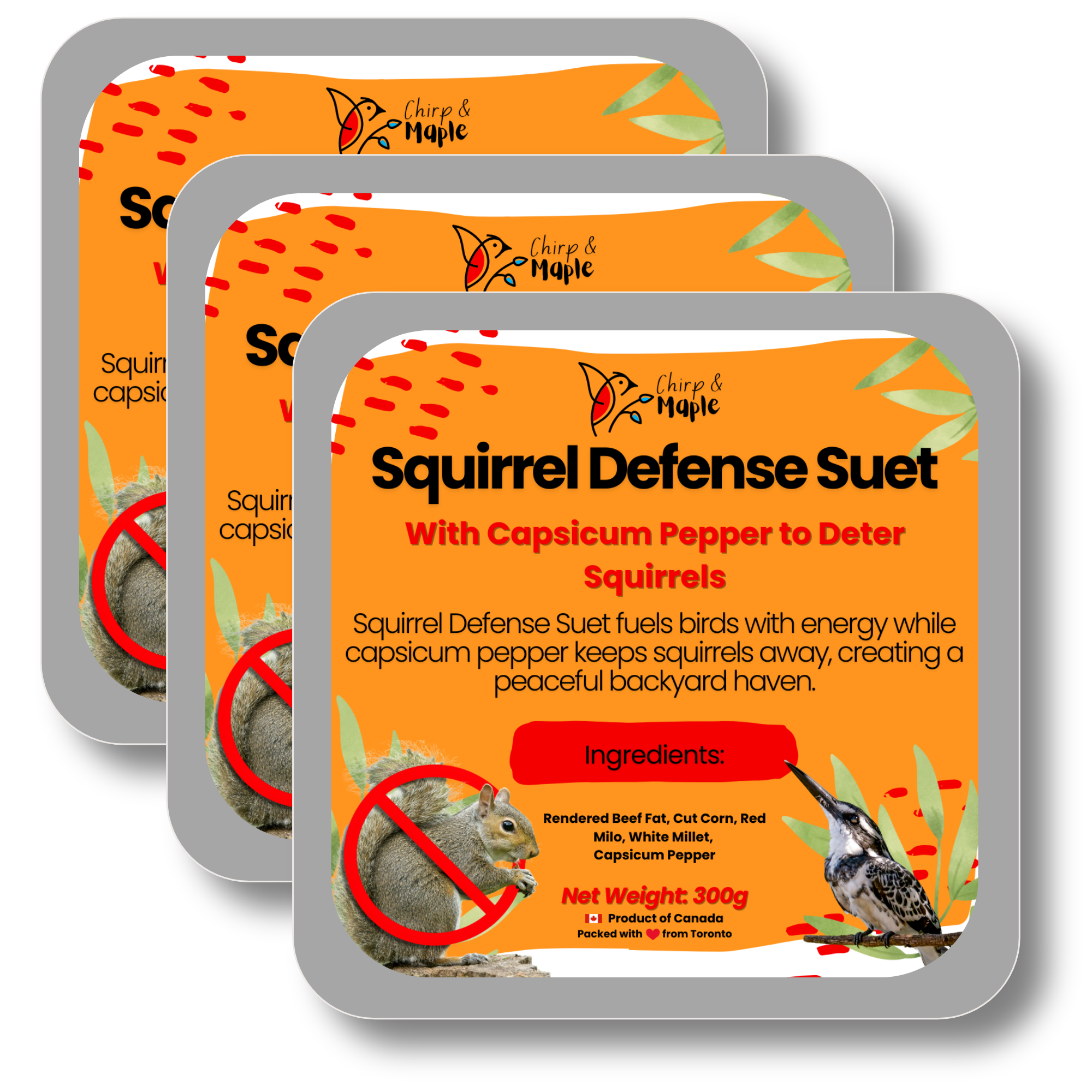 Squirrel Defense Suet